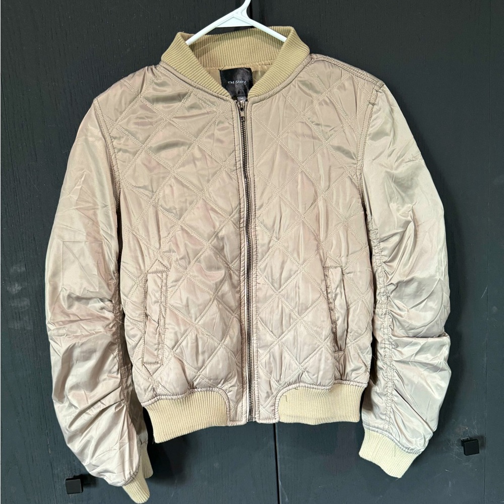 The Story bomber jacket - taupe- size M
